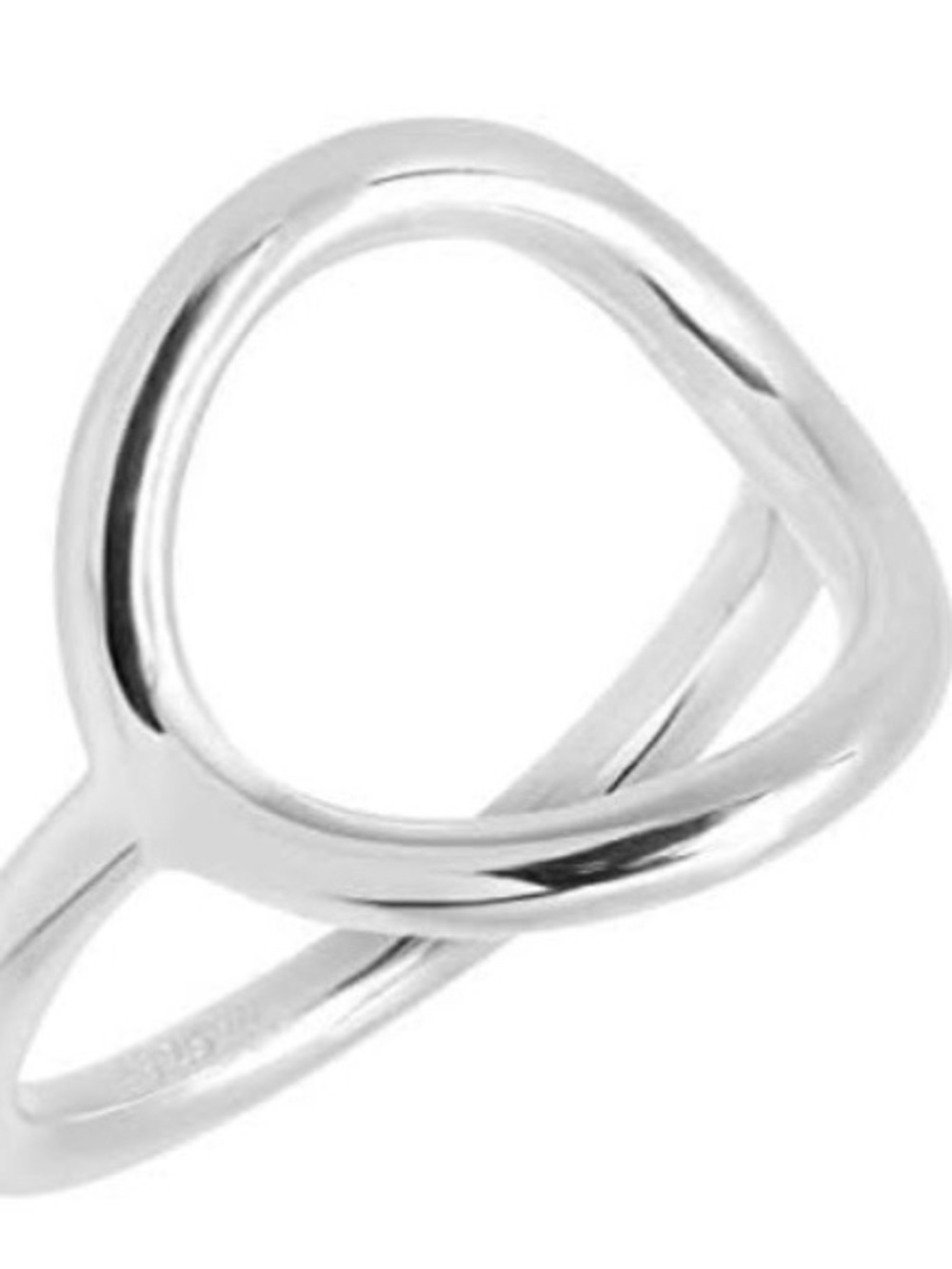 Silpada Sterling Silver Karma Open Circle Ring Size 10 - Picture 5 of 6